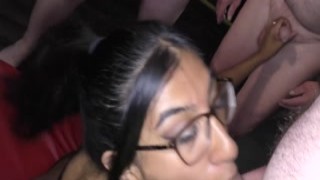 Gigi Rouge & Desi Mouse - Outstanding bukkake for Gigi and Desi in 4K